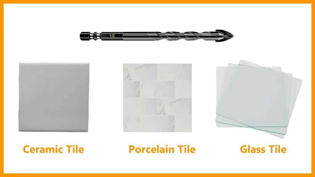 Drilling through Ceramic, Porcelain and Glass Tiles 