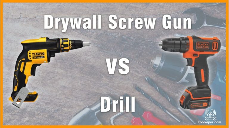 Drywall Screw Gun Vs Drill
