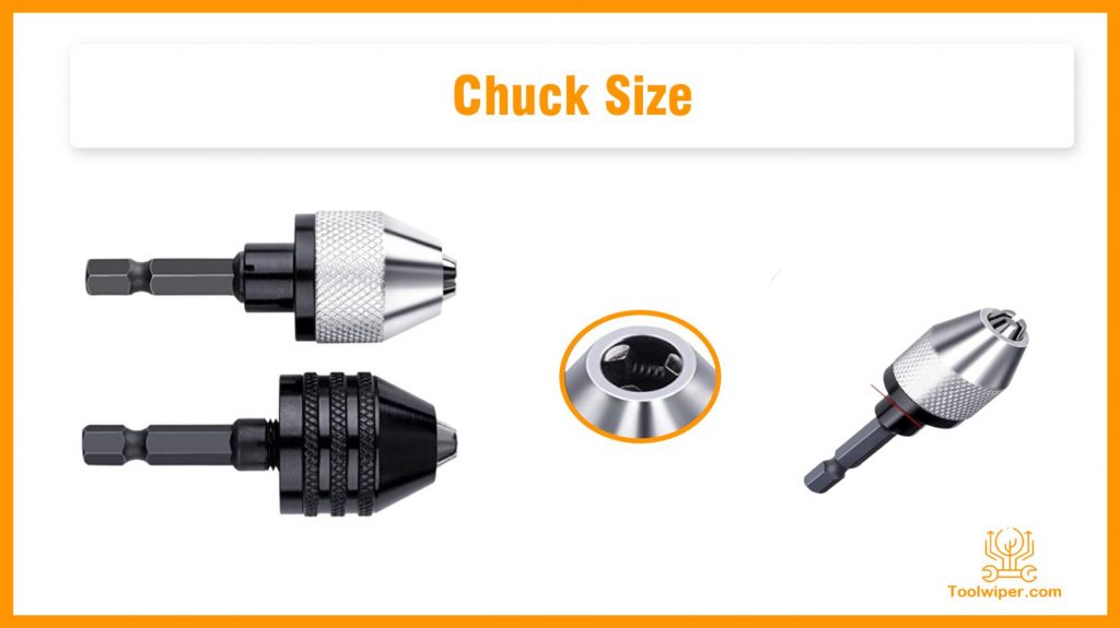 chuck size for drill