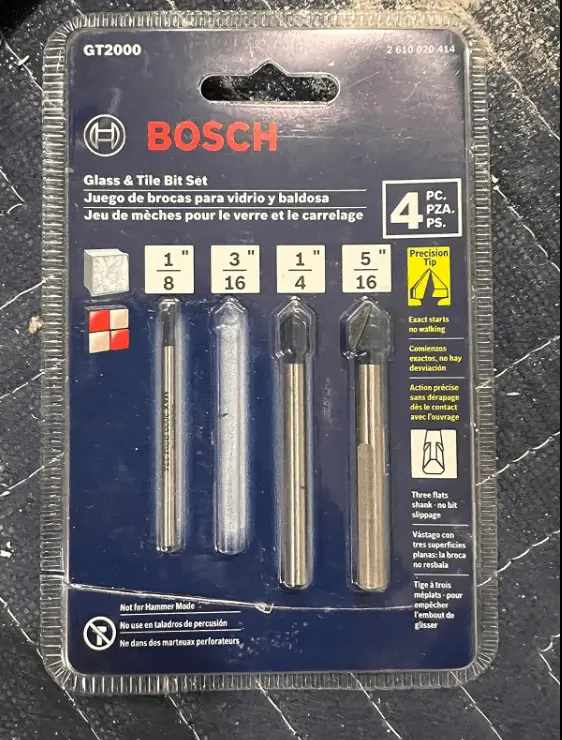 bosch carbide tipped drill bits